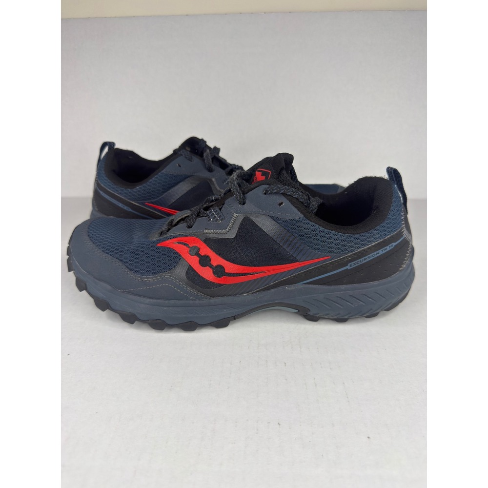 Saucony Excursion TR 16 Mens Trail Running Shoes Blue Red S20743-35 US 11.5
